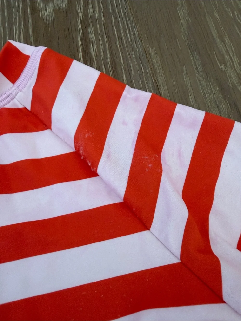 Hanna Andersson Red & Pink Stripe Long-Sleeve Zip One-Piece Swimsuit